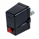 Presostat Trifazic 380/400V 12 Bar Universal Compresor Aer 1/4&quot; Black