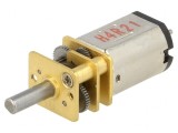 Motor DC cu Transmisie HPCB 12V Ax Crestătură D 298:1 Dual-Shaft