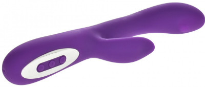 Vibrator Rabbit Eliss Rolling Bead 10 Moduri Vibratii Silicon USB 19.6 cm foto