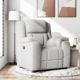 VidaXL Scaun extensibil din stofă gri nor
