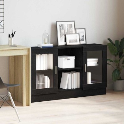 Bufet Negru 120 x 30.5 x 70 cm Lemn compozit foto