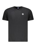 Cumpara ieftin Tricou barbati, cu mini logo brodat, Regular fit, Negru, S