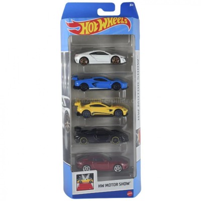 SET 5 MASINI HOT WHEELS HW MOTOR SHOW SuperHeroes ToysZone foto
