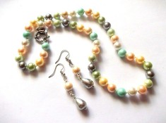 set colier si cercei cu perle mallorca 47162