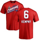 Washington Capitals tricou de bărbați red Michal Kempn&yacute; 2018 Stanley Cup Champions - XXL, Fanatics Branded