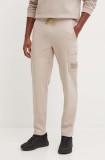 Columbia pantaloni de trening Wallowa Fleece culoarea bej, neted, 2090821