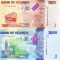 Bancnota Uganda 1.000 si 2.000 Shilingi 2022 - P49/50 UNC ( set x2 )
