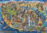 Puzzle 500 piese - New York City Map | Educa
