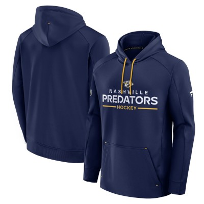 Nashville Predators hanorac de bărbați cu glugă Authentic Pro Rink Poly Fleece POH - M foto
