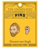 Insigna - Van Gogh and ear | The Unemployed Philosophers Guild