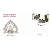 CHINA 2017 STATUETE EMISIUNE COMUNA CU CAMBODGIA FDC