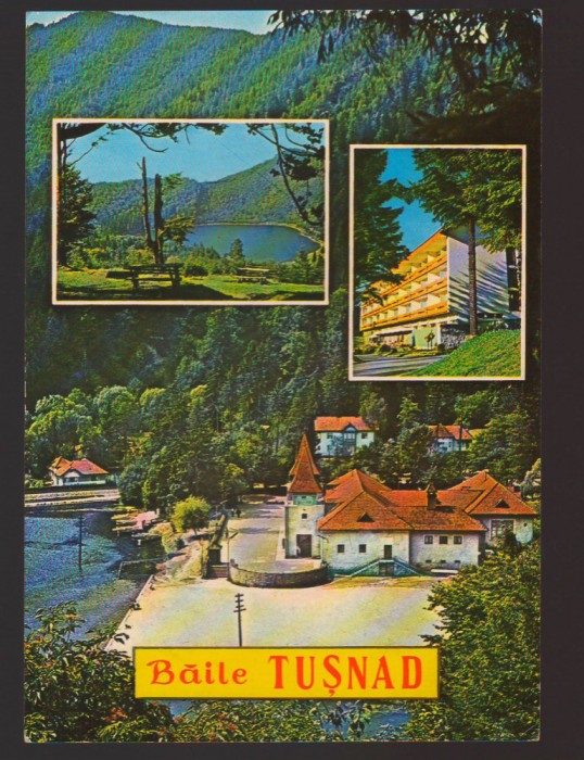 CPIB 21953 - CARTE POSTALA - BAILE TUSNAD, MOZAIC