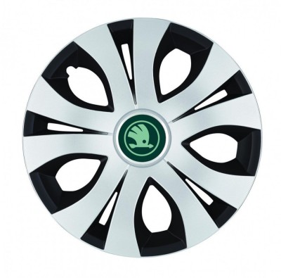 Set 4 capace roti pentru Skoda Nou Verde, model Top Mix, R15 foto