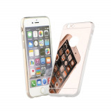 Husa APPLE iPhone 4\4S - Mirro (Roz-Auriu), iPhone 4/4S, Plastic, Carcasa