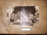 Foto - Ofiteri ai Cercului Militar Iasi anii `20 - semnata G-ral Gherculescu, Romania 1900 - 1950, Sepia