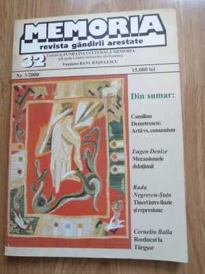 Memoria. Revista gandirii arestate (nr. 32) 2000 foto