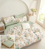 Cumpara ieftin Lenjerie Pat Ava Sx097, Bumbac, 6 Piese, Cu Elastic, Verde