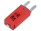Siguranţă termică 10A 28VDC auto 12,45mm