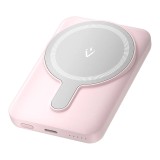 Baterie externa wireless, Type-C, 5000mAh, Vention, FHSP0, roz