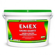 Amorsa cu Cuart pentru Tencuiala Acrilica &ldquo;Emex&rdquo; - Bid. 16 Kg