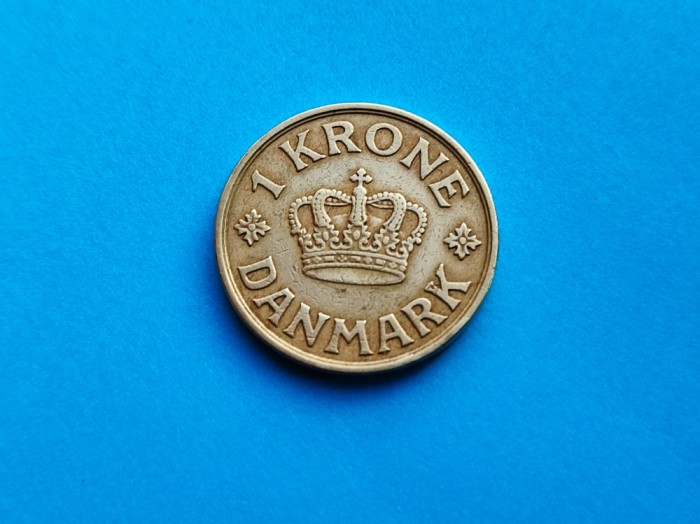 1 Krone 1939 Danemarca-RAR!