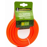 Fir motocoasa, trimmer, 2.5mmx15m, profil rotund, Gospodarul Profesionist, MC0043.5