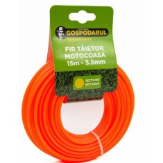 Fir motocoasa, trimmer, 2.5mmx15m, profil rotund, Gospodarul Profesionist, MC0043.5