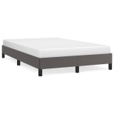 Cumpara ieftin Cadru de pat, gri, 120x200 cm, piele ecologica