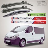 Cumpara ieftin Ștergătoare Nissan Primastar X83 Bus L1H1 (2001&ndash;2006) Flat | Set Complet &ndash; TeamCar&reg;