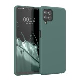 Husa pentru Samsung Galaxy A22, Silicon, Verde, 55493.171, Carcasa, Kwmobile