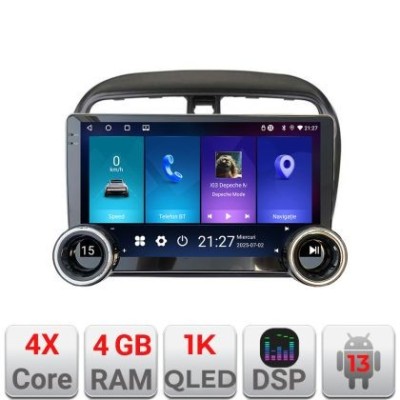 Navigatie Mitsubishi Spacestar Kit-spacestar Edotec 4+64 10.5 inch Incell 1K android Wifi 5Ghz gps internet CarStore Technology foto