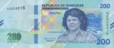 Bancnota Honduras 200 Lempiras 2023 (2026) - P114 UNC ( comemorativa - vezi descriere )