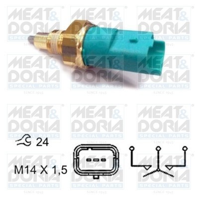 MEAT &amp; DORIA 36013 Comutator, lampa marsalier