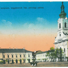 5075 - SIGHET, Maramures, Market, Romania - old postcard - used - 1915