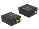 Convertor audio digital S/PDIF la analog RCA HD, Delock 63477