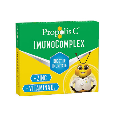 Propolis C ImunoComplex 20 comprimate de Supt foto