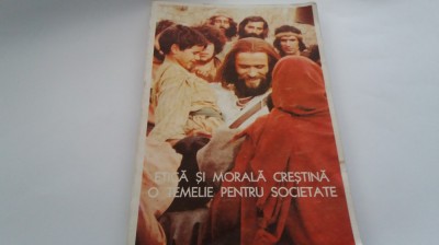 ETICA SI MORALA CRESTINA O TEMELIE PENTRU SOCIETATE MANUALUL PROFESORULUI foto