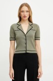 Morgan cardigan MEDIN femei, culoarea verde, light, MEDIN