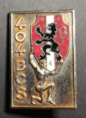 Insigna Militara Regimentala Batalionul 404 BCS de Comanda A Bertrand G 2305 foto