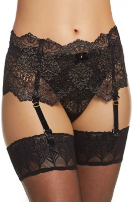 Eross portjartier Metallic Lace M Black foto