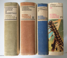 Istoria generala a ?tiin?ei (4 vol.) (?tiin?a antica ?i medievala, moderna, cont foto