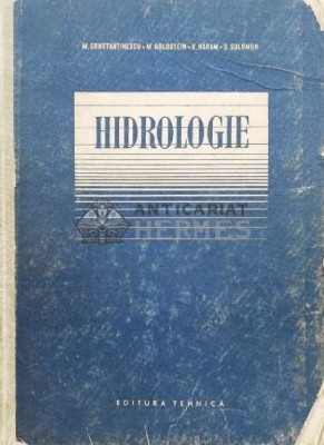 Hidrologie - 1956 - Mihai Constantinescu (P20) foto