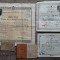 Lot diverse diplome si documente cu privire la studii, anii &#039;40