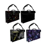 Mapa impermeabila Mitama, A3, bretea detasabila, design negru