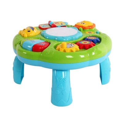 Masuta multifunctionala 2 in 1cu Activitati Bebe, Green Fun - BJ-113 foto