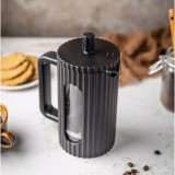 Infuzor pentru cafea si ceai, cu piston, 0,60 l, negru, Klausberg