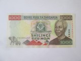 Tanzania 1000 Shilingi 2000 UNC,bancnota din imagini