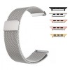 Curea Milanese Loop Slim, compatibila Apple Watch 9|8|7|6|5|4|3|2|1 Series, 41mm|40mm|38mm, Argintiu