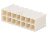Soclu cablu-placă Mini-Fit Jr 14 pini 4,2mm 9A drept