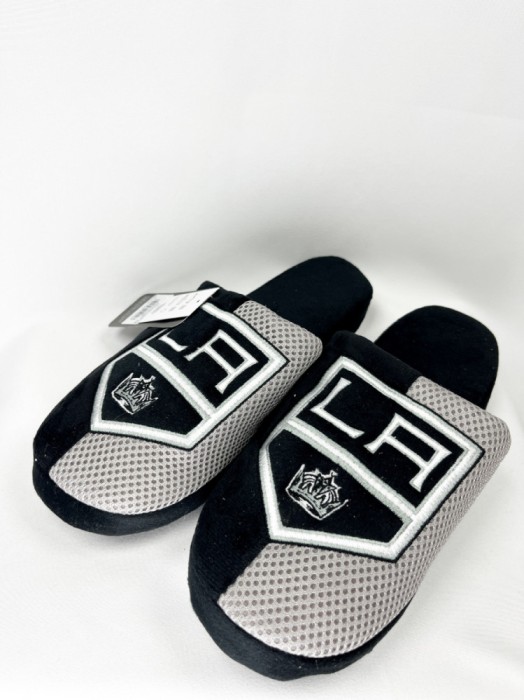 Los Angeles Kings papuci de bărbați Team Logo Fleece Slipper - M = 42-43 EU
